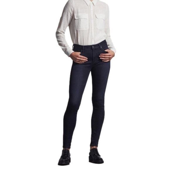 ag Adriano Goldschmied The Farrah Skinny High Rise Size 29R - Picture 1 of 9